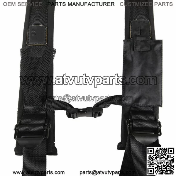 Seat Belt Harness 4 Point 2" Padded Black Polaris RZR XP S 4 1000 PAIR (For: More than one vehicle) - Image 2