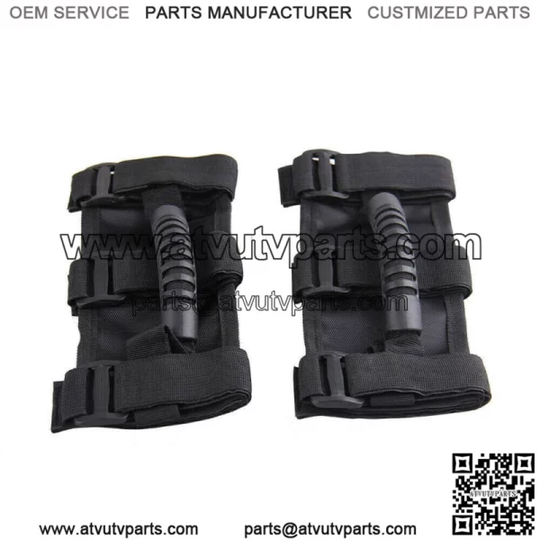 Pair PREMIUM Roll Bar Grab Handle Handles Black for Can-Am Maverick X3 Max R (For: More than one vehicle) - Image 3