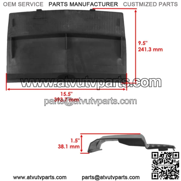 Front Bumper & Panel For Polaris Sportsman 700 2005-2007 Brush Guard Bumper (For: Polaris Sportsman 800) - Image 4