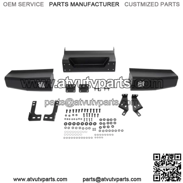 Rear Bumper For Polaris Ranger 1000 /XP 1000 NorthStar  Premium 2018-2024 Black (For: Polaris) - Image 2