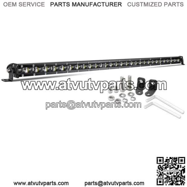 32" 720W Single Row LED Light Bar Driving Lamp For Polaris Ranger General 1000 (For: More than one vehicle)