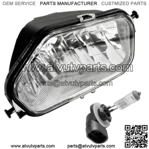 Front Right Headlight w/Bulb for Polaris Sportsman 1000 Touring XP 2015-2022 (For: Polaris)