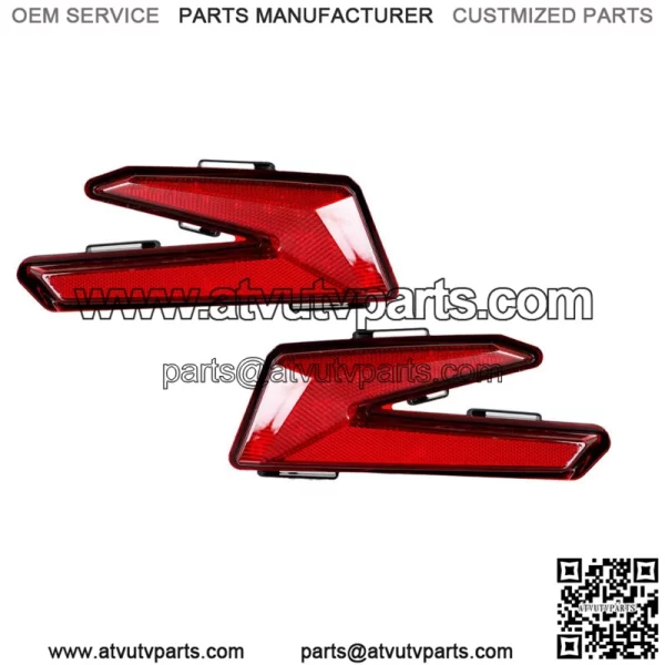 For 2017-2021 Can Am Maverick X3 R Turbo Left Right Red LED Brake Tail Lights - Image 2