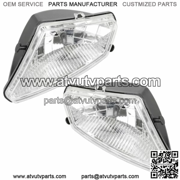 Left And Right Headlight W/Bulb for Polaris Sportsman 800 HO EFI 2005 2006-2010 (For: Polaris Sportsman 800)