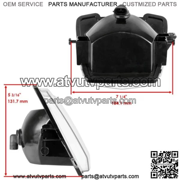 Complete Headlight fits Polaris Sportsman 700 2005 2006 - 2008 Upper Headlight (For: Polaris Sportsman 570) - Image 2