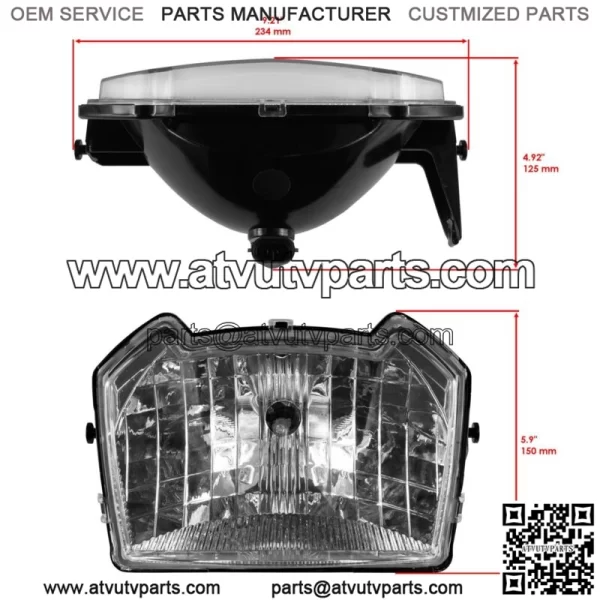 Headlight Assembly Middle For Polaris SPORTSMAN 570 Tractor 2017-2018 Complete (For: Polaris Sportsman 570) - Image 2