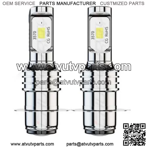 For Honda TRX450ES 1998-2001 Foreman 450 4x4 ES - LED Headlight White 2x Bulbs (For: More than one vehicle)