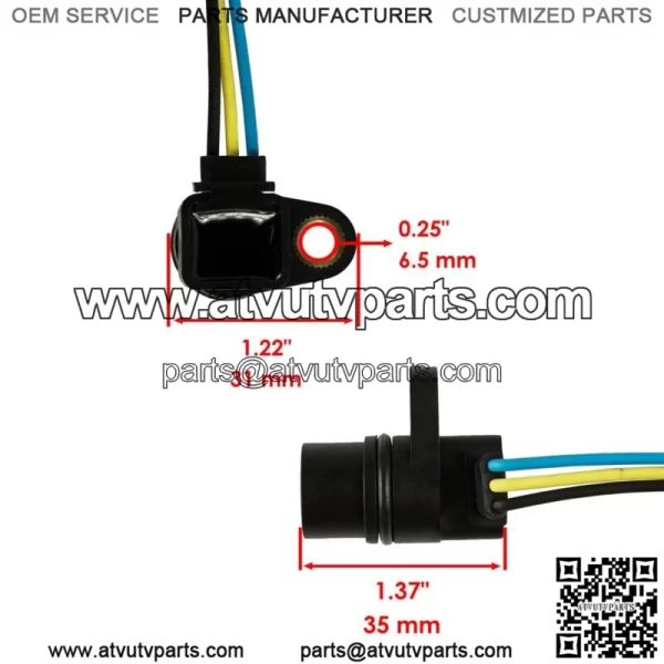 Speed Sensor For Yamaha Grizzly 700 YFM700D 4X4 2007 2008 2009 2010 2012-2016(For: Yamaha Rhino 700) - Image 2