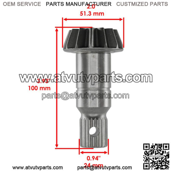 Front Differential Gear Ring & Pinion For Polaris Ranger Crew 900 EPS 2019 - Image 3
