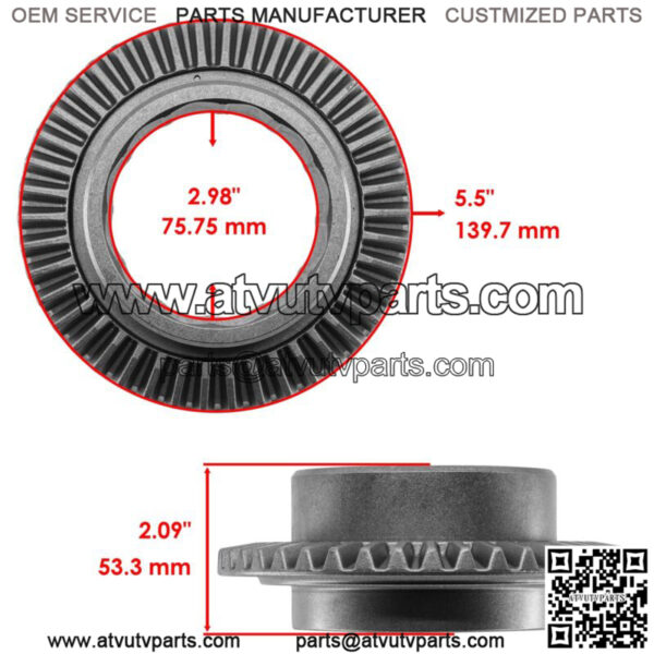 Front Differential Gear Ring & Pinion For Polaris Ranger Crew XP 1000 2018 - Image 2