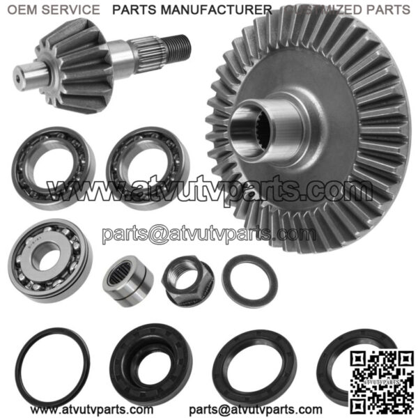 Complete Rear Differential Rebuild Kit For Honda Foreman 450 TRX450S 4x4 98-2001