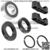 Steering Stem Bushing Bearing Seal Kit for Yamaha YFZ450 YFZ 450 2004 2005-2013 - Image 3