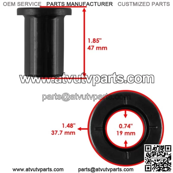 Rear Lower Control Arm Bushing Kit for Polaris Scrambler XP 1000 2014-2022 (For: Polaris) - Image 3