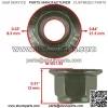 Front Upper Inner A-Arm Bushing Kit for Polaris Ranger 1000 2018-2020 (For: Polaris) - Image 4