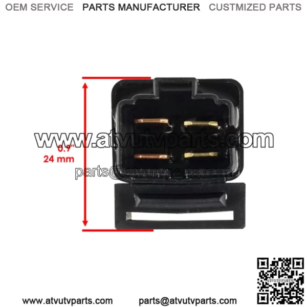 Starter Relay Solenoid For Yamaha Razz 50 Sh50 1987-1999/Razz 50 Sh50M 1988-1992 - Image 3