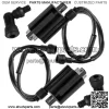 2x Ignition Coil w/Spark Plug Boot Cap for Kawasaki KAF620 Mule 4010 4x4 2009-21