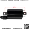 2x Ignition Coil w/Spark Plug Boot Cap for Kawasaki KAF620 Mule 4010 4x4 2009-21 - Image 2