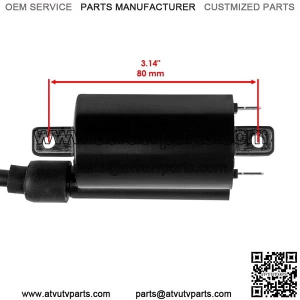 2x Ignition Coil w/Spark Plug Boot Cap for Kawasaki KAF620 Mule 4010 4x4 2009-21 - Image 2