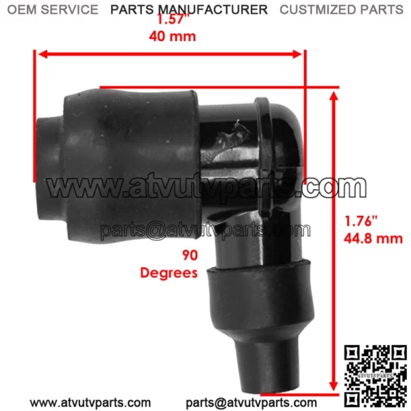 Ignition Coil w/ Spark Plug Boot Cap For Kawasaki Mule 3010 KAF620 2007-2008 - Image 2
