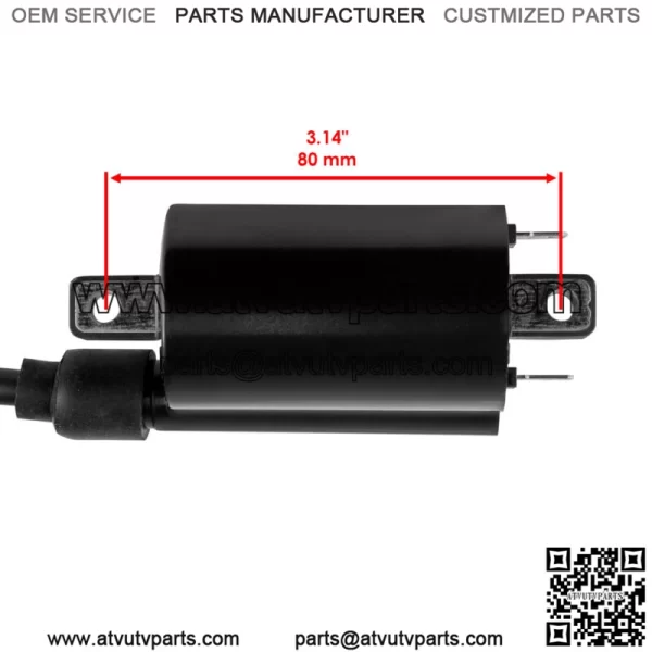 Ignition Coil w/ Spark Plug Boot Cap For Kawasaki Mule 3010 KAF620 2007-2008 - Image 3