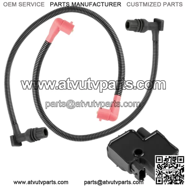 Fits Polaris RZR 800 Ignition Coil w/ Spark Plug Wire 52 and 59.3 cm EFI 2011-14 (For: Polaris) - Image 3