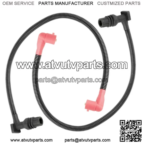 Fits Polaris Ranger Crew 800 Ignition Coil Spark Plug Wire 52 59.3 cm 2011-2014 (For: Polaris) - Image 3