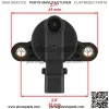 Ignition Coil with Spark Plug Wire For Polaris Ranger 570 / Crew 570 2015 - 2021 (For: Polaris) - Image 2