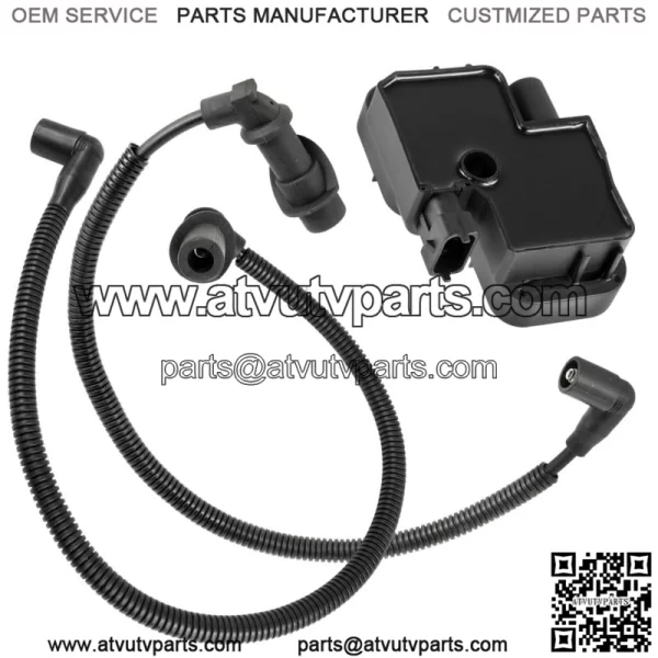 Ignition Coil w/ Spark Plug Wire 59.3 / 49.5 cm For Polaris Sportsman 800 06-08 (For: Polaris) - Image 3
