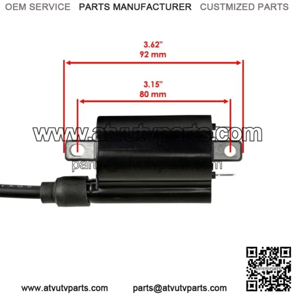 Ignition Coil & Spark Plug Boot and Wire For Polaris Replaces 0455029  (For: Polaris) - Image 2
