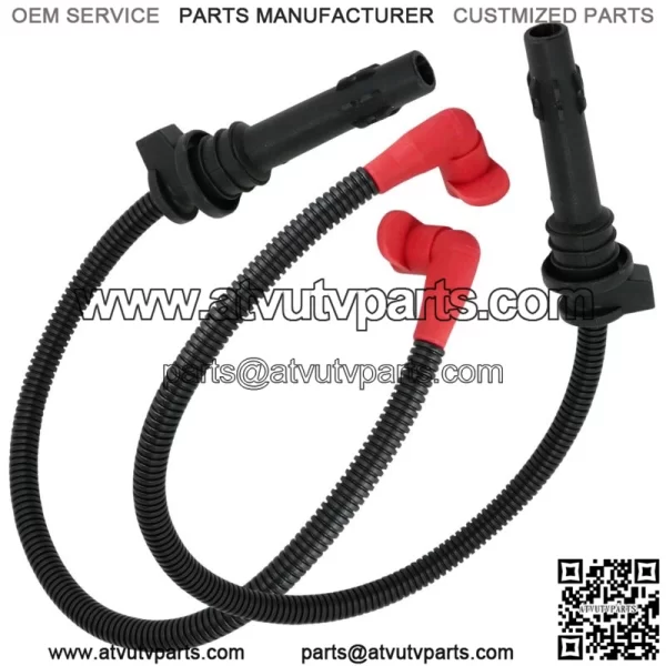 Spark Plug Wire Set for Polaris Ranger Crew 900 2014 2015 2016 2017 2018 2019 (For: Polaris)