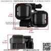 Ignition Coil with Spark Plug Wires for Polaris General 1000 EPS 2018-2020 (For: Polaris) - Image 3