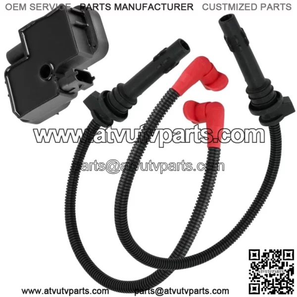 Ignition Coil with Spark Plug Wires for Polaris General 1000 EPS 2018-2020 (For: Polaris) - Image 4