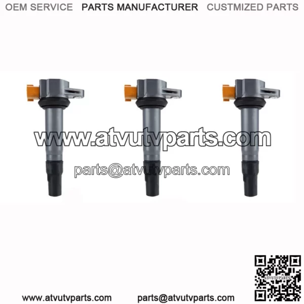 3 Pack Ignition Stick Coil for Can-Am Maverick X3 900 HO 2018 OEM# 420666141 (For: Can-Am Maverick X3 900 HO)