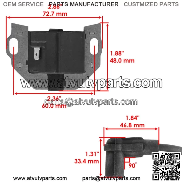 21171-7034 21171-7007 Ignition Coil For Kawasaki FH500V - Image 2
