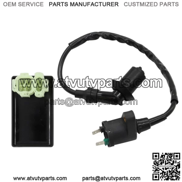 CDI Box & Ignition Coil for Honda TRX300 Fourtrax 300 TRX300FW 2X4 1988-1999 ATV (For: Honda) - Image 3
