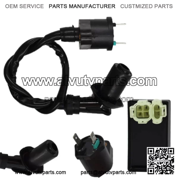 CDI Box + Ignition Coil For Honda FourTrax 300 TRX300 TRX 300 TRX300FW 1988-1992 - Image 2
