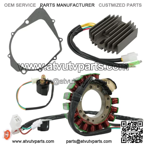 For Yamaha Warrior 350 YFM350X Magneto Stator Regulator Relay Gasket - Image 4