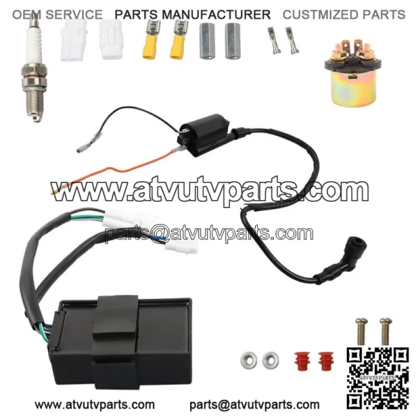 CDI Box Ignition Coil Relay for Kawasaki Bayou 300 KLF300 1989 1990-2004 - Image 2