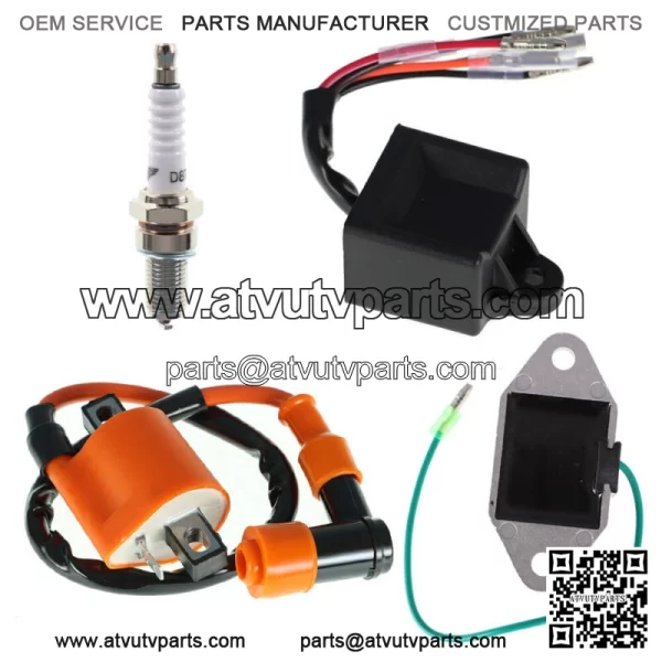 For Yamaha Blaster YFS200 97-2001 Ignition Coil Spark Plug CDI Voltage Regulator - Image 4