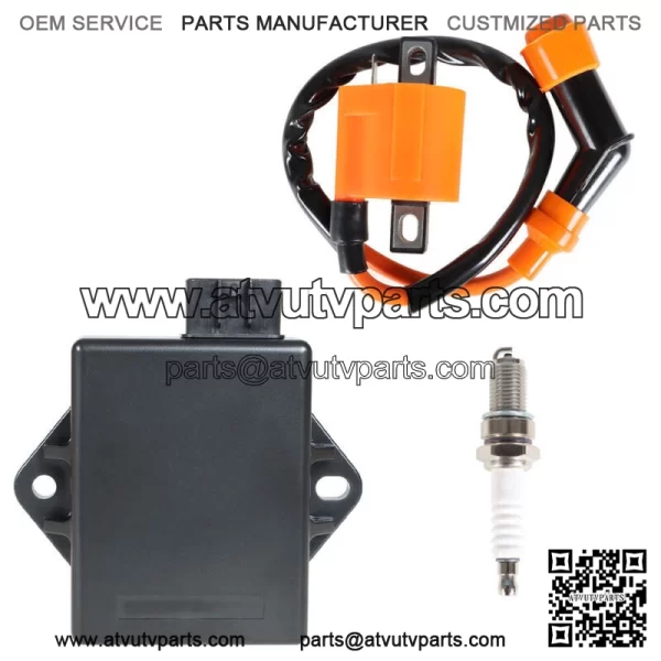 Ignition Coil Spark Plug CDI For Polaris Trail Boss 325 2000-2002 3086484 NEW - Image 2