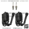 2x Ignition Coil Spark Plug For Suzuki Intruder VS700GL VS750GLP VS800GL 1986-04