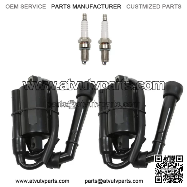 2x Ignition Coil Spark Plug For Suzuki Intruder VS700GL VS750GLP VS800GL 1986-04
