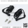 2x Ignition Coil Spark Plug For Suzuki Intruder VS700GL VS750GLP VS800GL 1986-04 - Image 2
