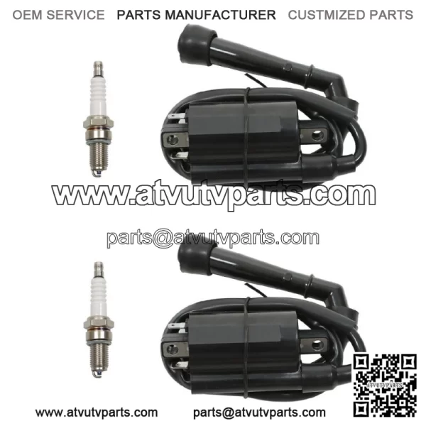 2x Ignition Coil Spark Plug For Suzuki Intruder VS700GL VS750GLP VS800GL 1986-04 - Image 3
