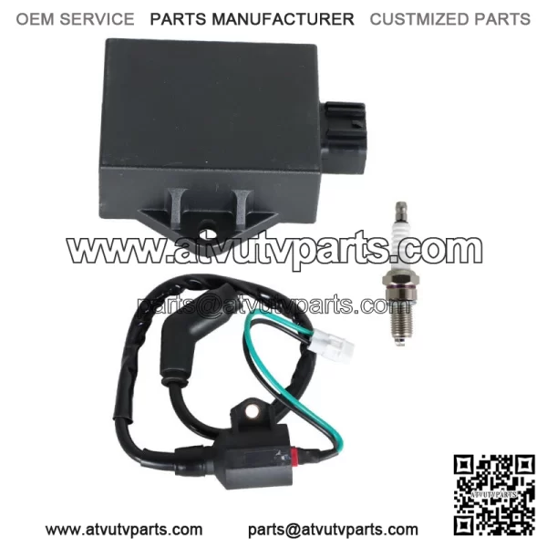 For Polaris Sportsman HAWKEYE 300 2008-2011 New CDI BOX Ignition Coil Spark Plug - Image 4