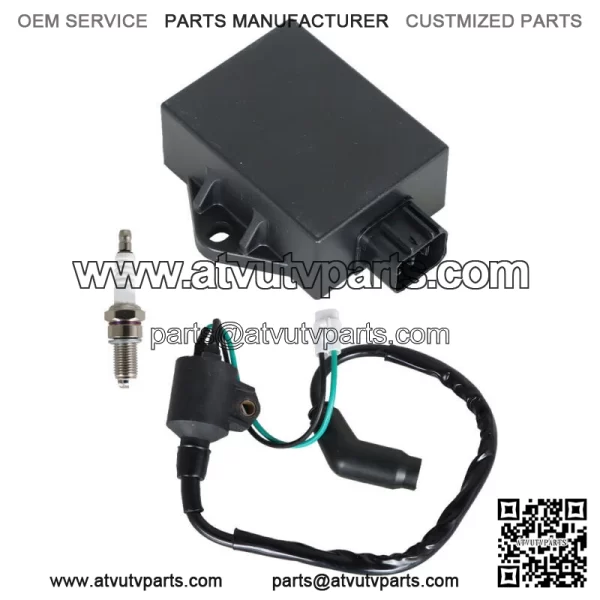 For Polaris Sportsman HAWKEYE 300 2008-2011 New CDI BOX Ignition Coil Spark Plug - Image 5