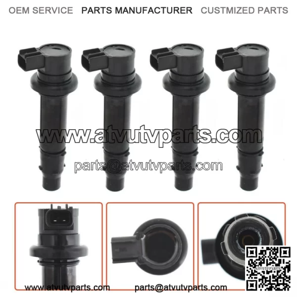 4PCS Ignition Coil For Yamaha FZ1 V-MAX 1700 YZF-R1 YZF-R6 5VY-82310-00-00 - Image 2