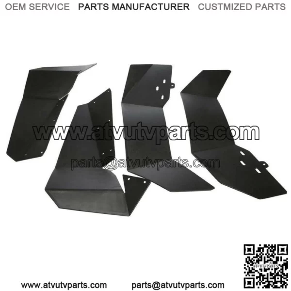 For Polaris RZR-4 900 RZR-S 900 RZR-S 1000 Mud Flaps UTV Fender Flares 2015-2019 (For: Polaris) - Image 4