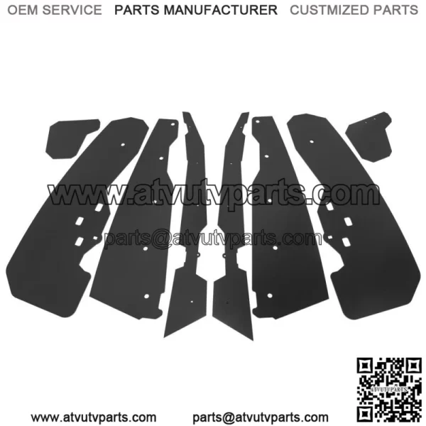 Front &Rear Mud Flaps Fender Flares For 14-21 Polaris RZR XP 1000 XP4 1000 Turbo (For: Polaris) - Image 2