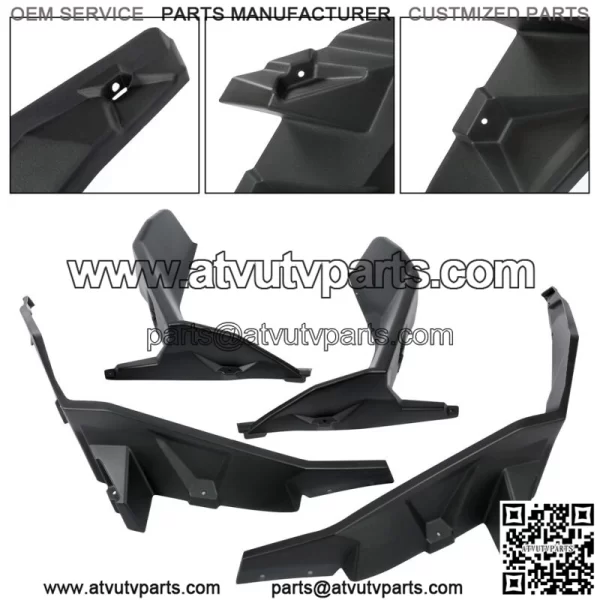 For Polaris RZR XP 1000/XP 4 1000 2014-23 Fender Flares Mud Flaps Front and Rear (For: Polaris) - Image 3
